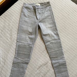 Gap biker jeans - gray
